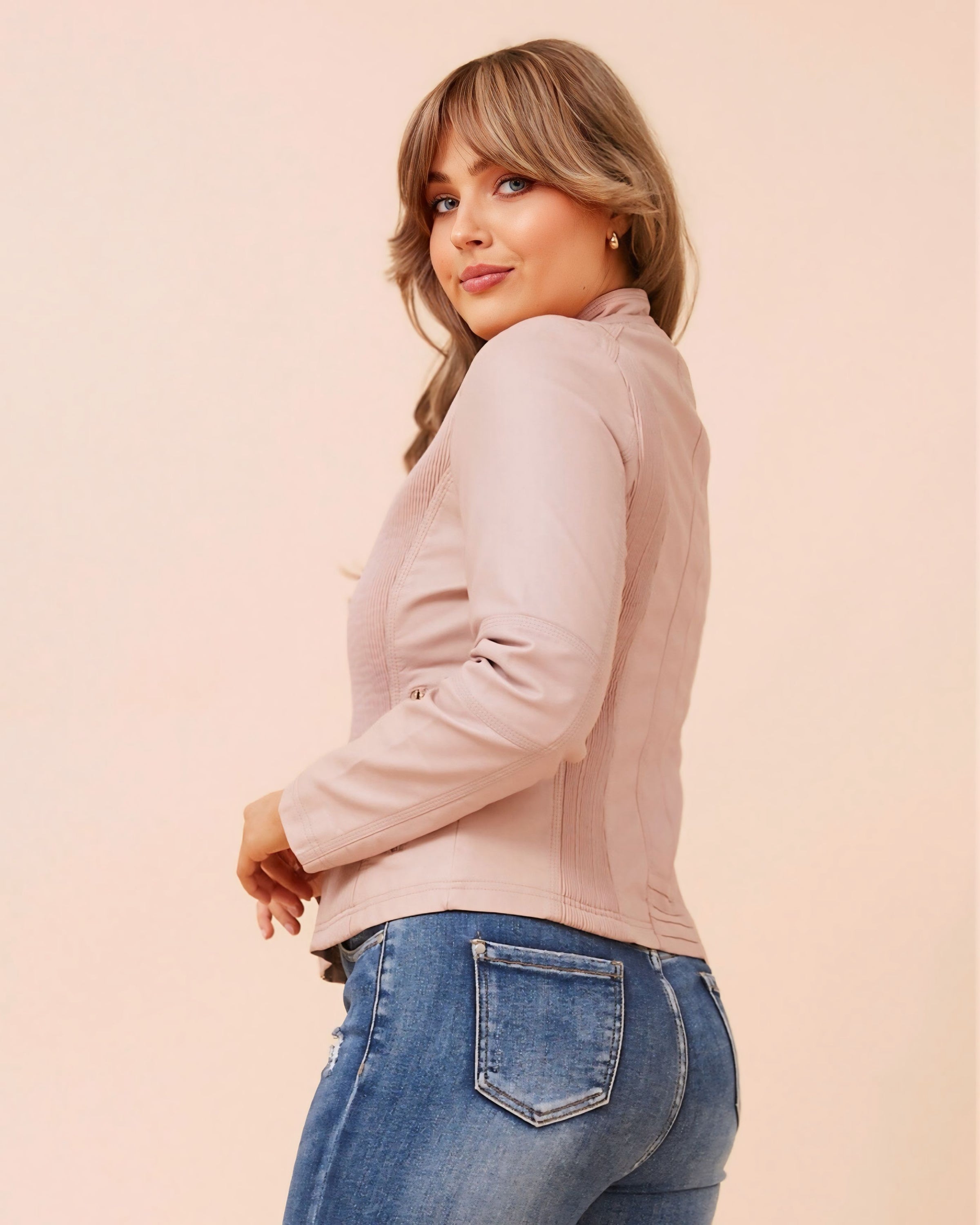 Viv Vegan Leatherette Jacket