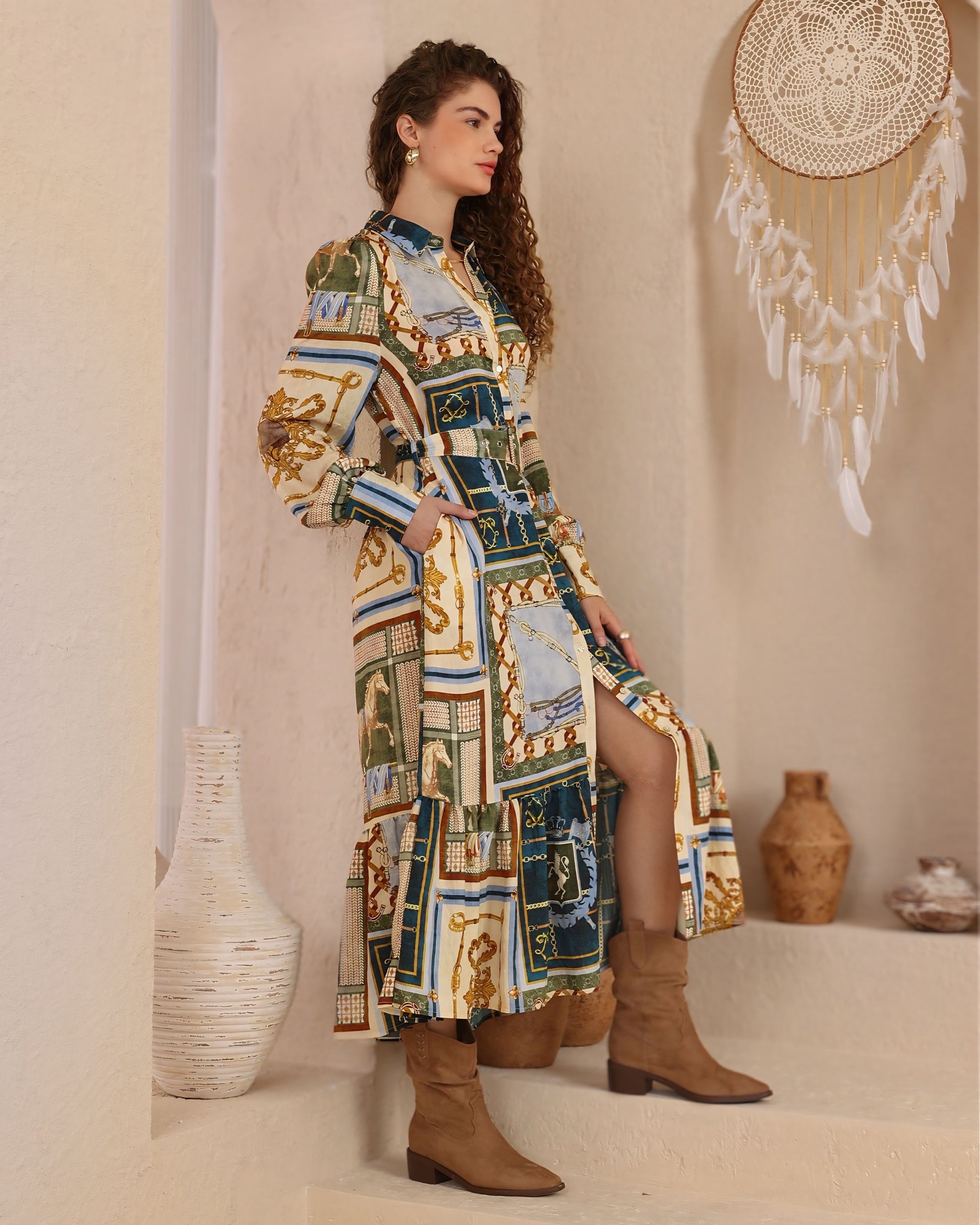 Aveah Exclusive Print Maxi Dress