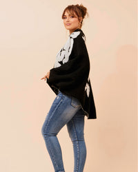 Shelly Self Print Knit jumper