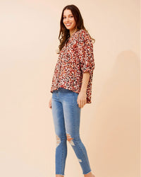 Belinda Animal Print Blouse