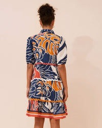 Cory Abstract Print Dress
