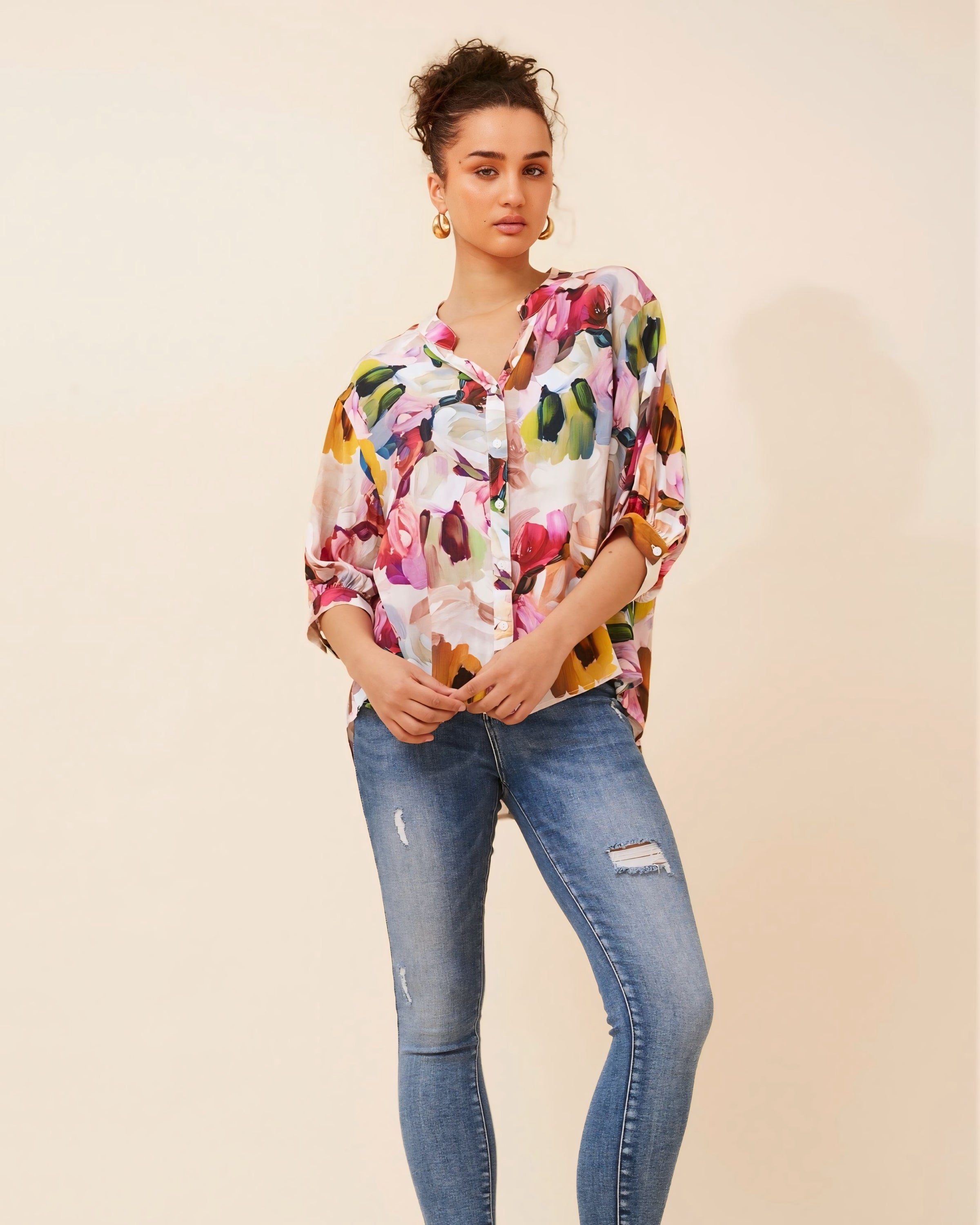 Jan Button Front Shirt