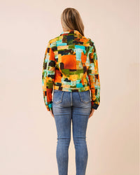 Georgia Abstract Print Jacket