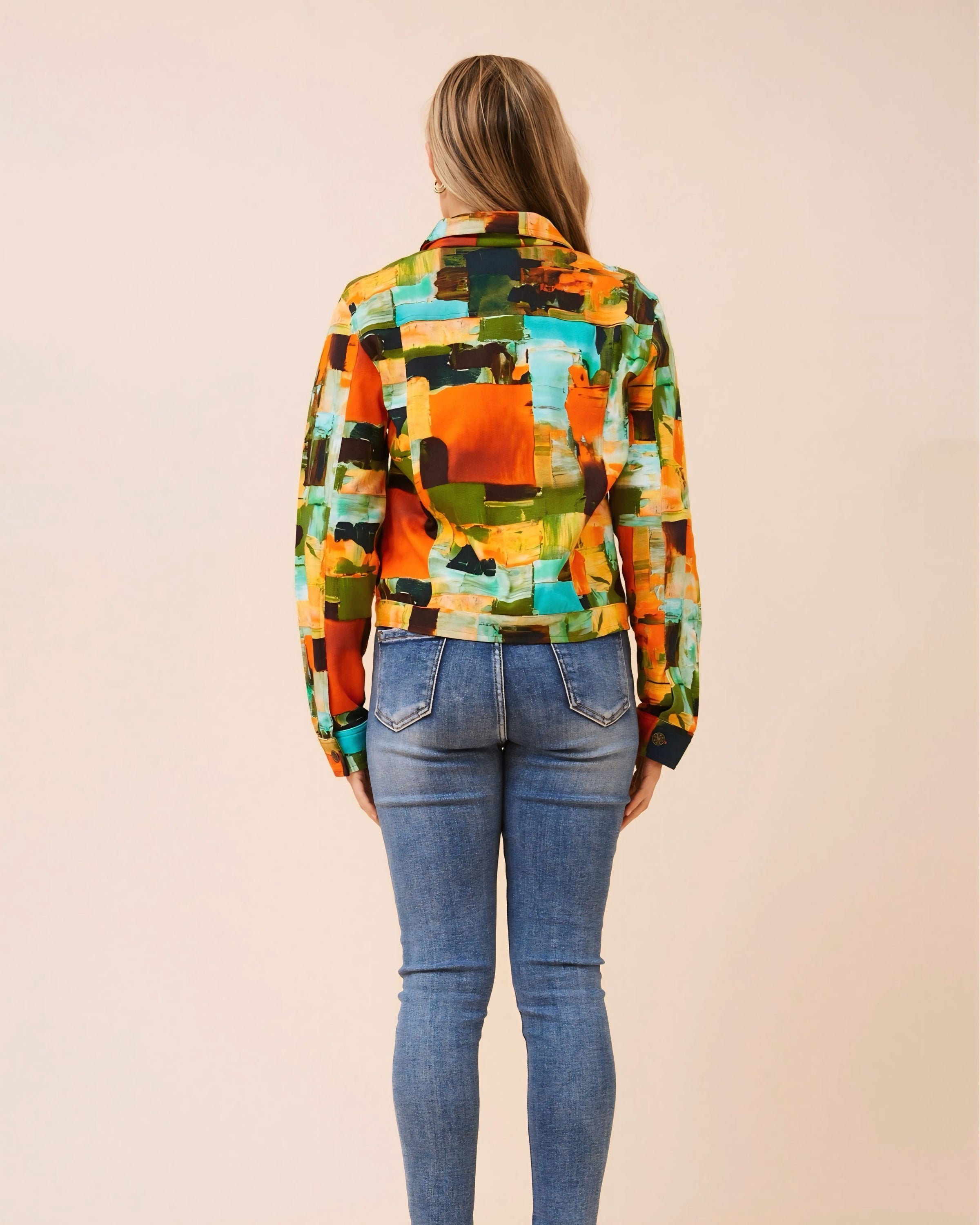Georgia Abstract Print Jacket