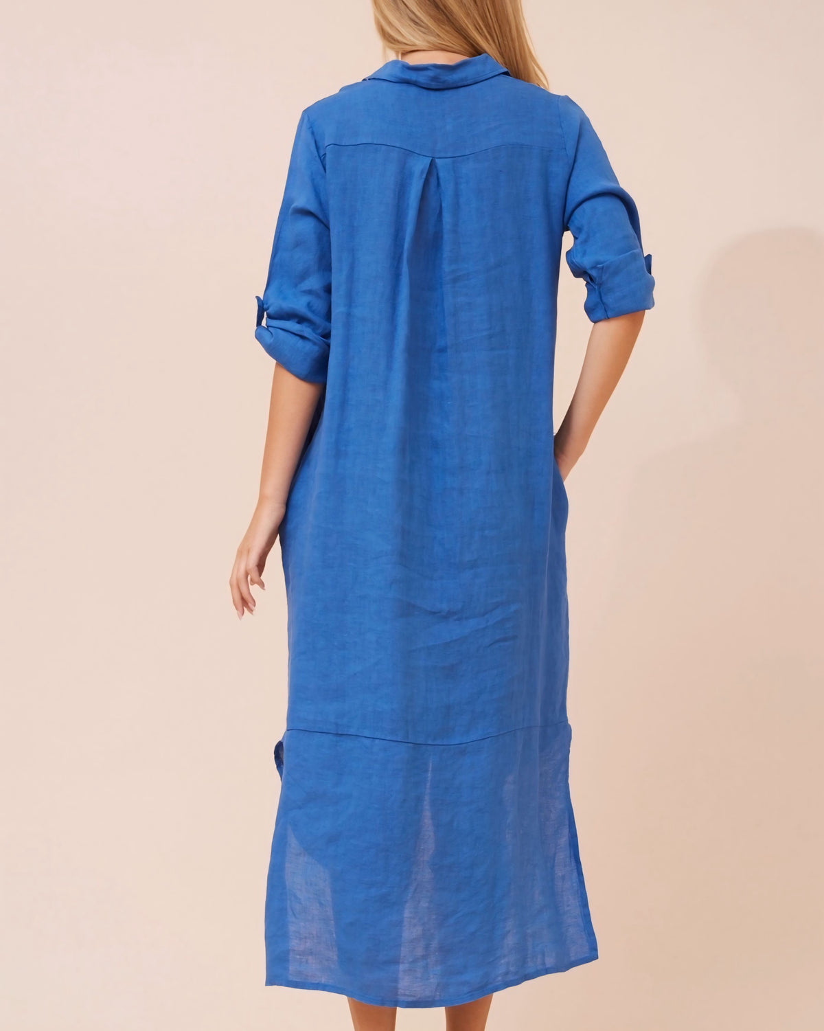 Samantha Linen Shirt Dress