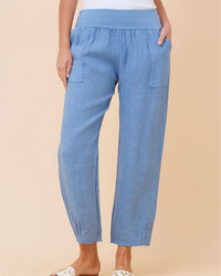 Sky Linen Pants
