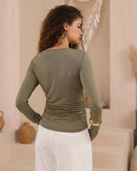 Trudy Basic Stretch Top