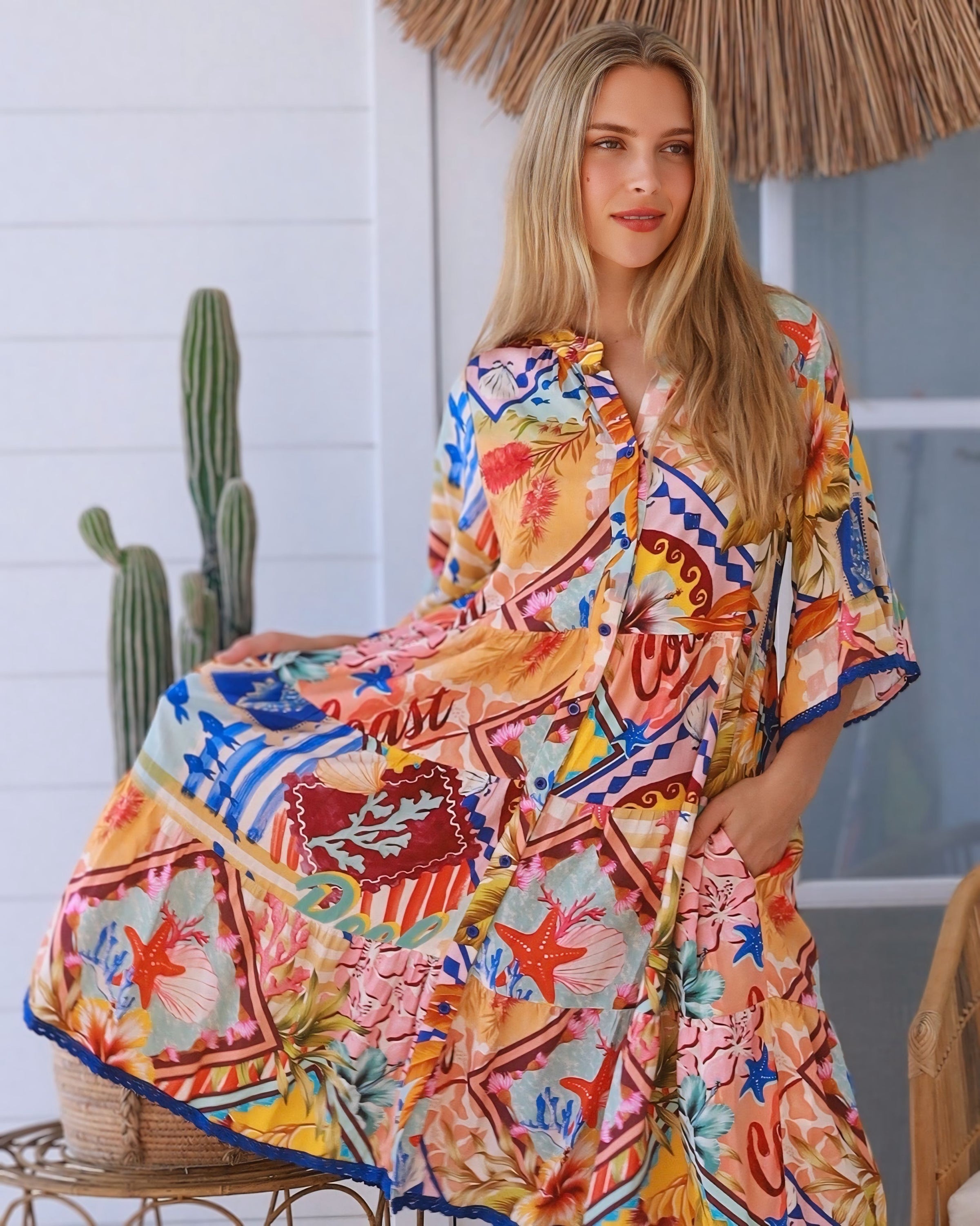 Eva Printed Mini Dress