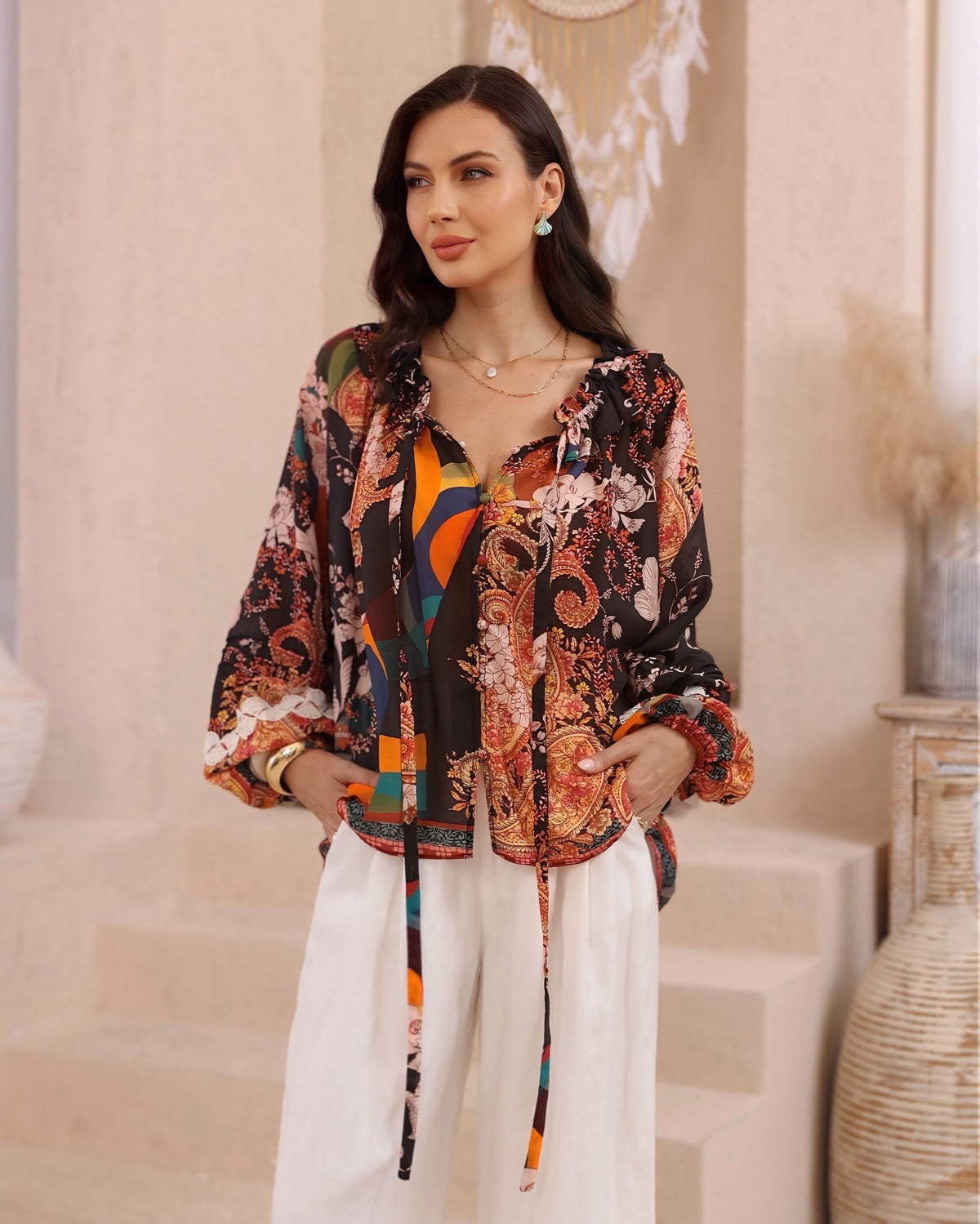 Iris Exclusive Print Blouse