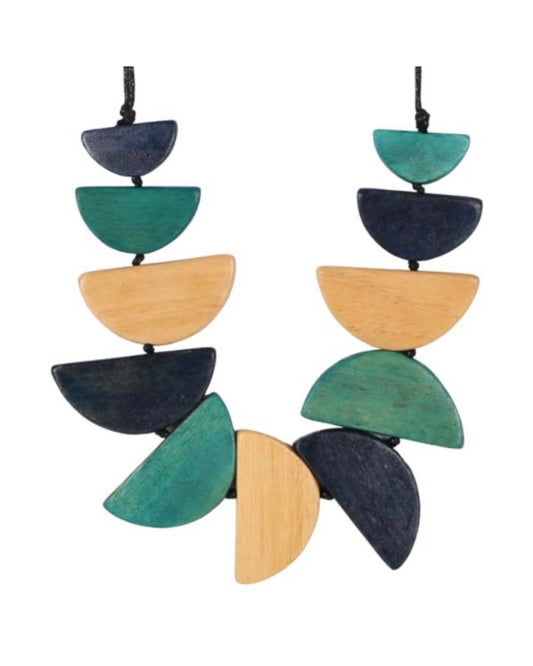 Leaf Wooden Necklace