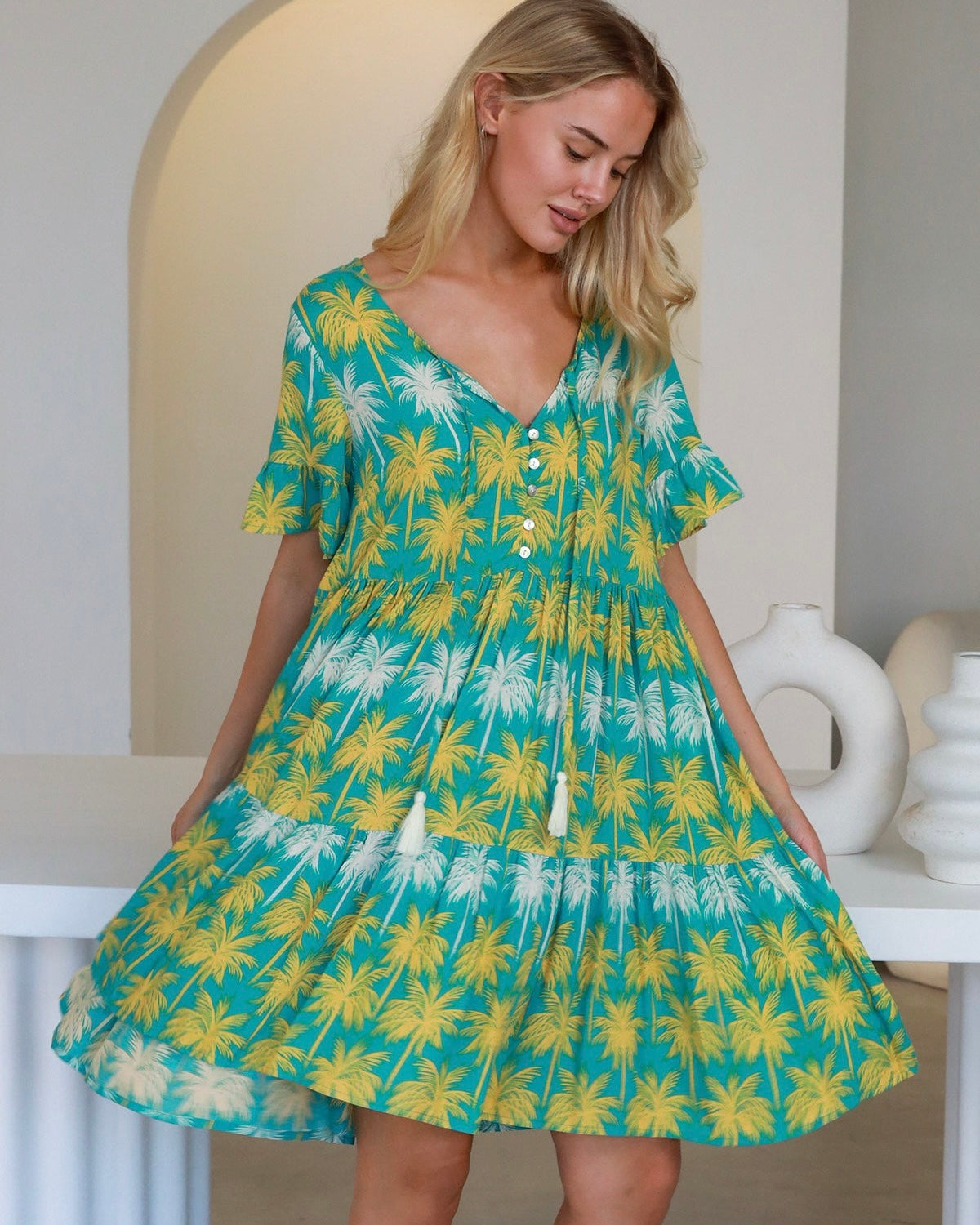 Palm Spring Mini Dress