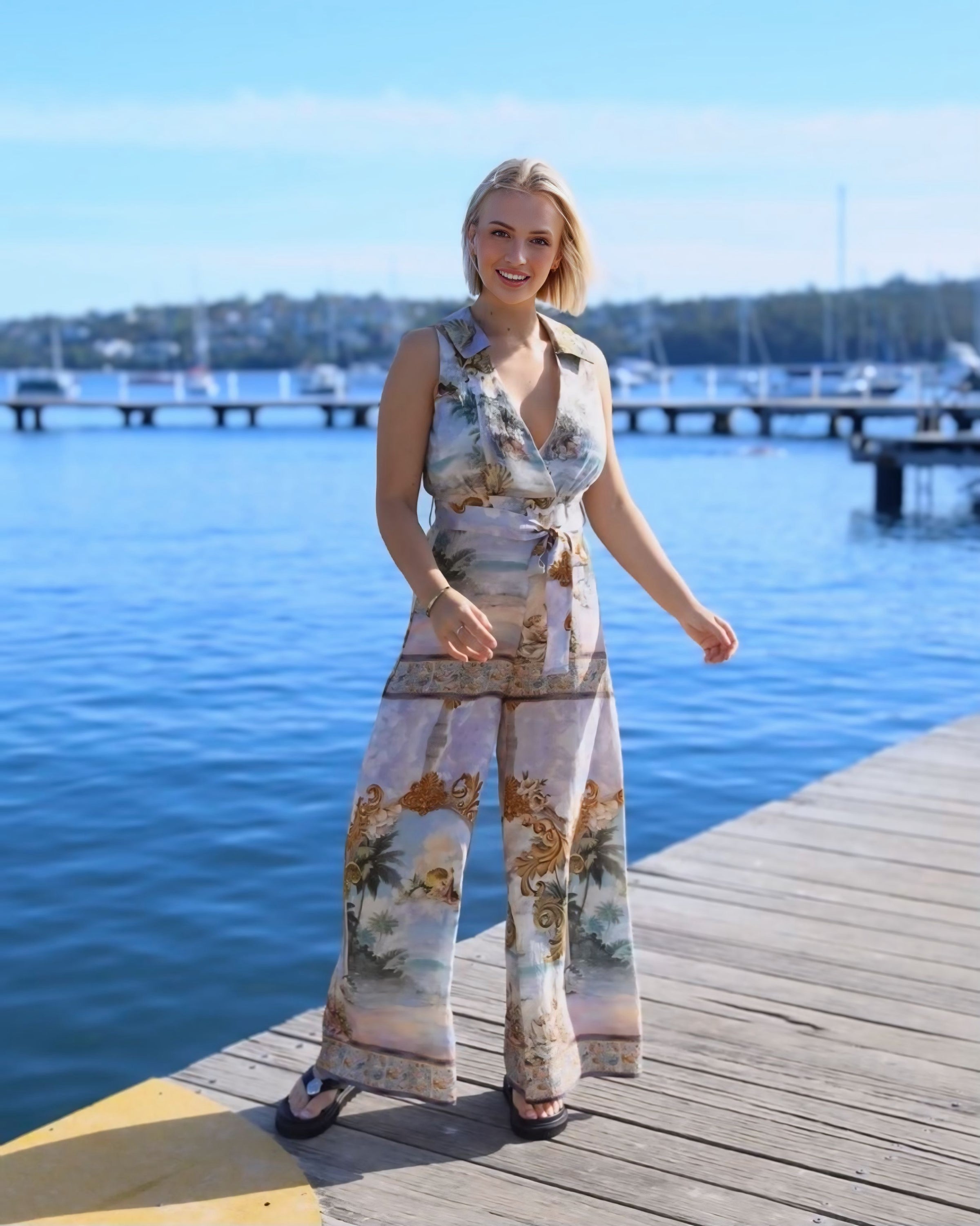Georgia Vintage Print Jumpsuit