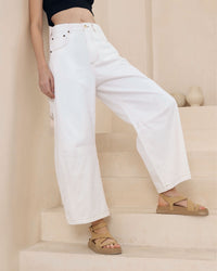 Charlie Barrel Denim Jeans