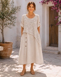 Vera May Linen Dress